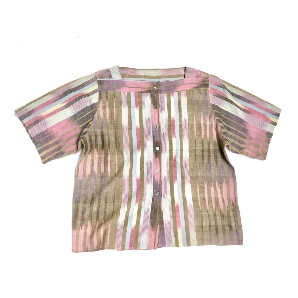 Ikat madras top